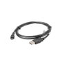 Lanberg Cable USB 2.0 Micro-B a USB A, 1 m, Negro
